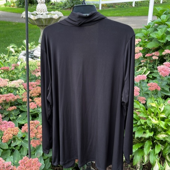 Avenue women’s 22/24 long black poly cardigan jacket - Picture 4 of 5